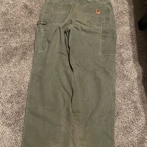 Carhartt Men's Green Work Pants